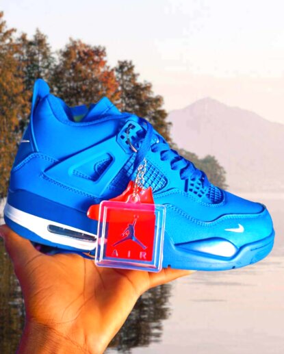 Blue Air Jordan Retro High Tops