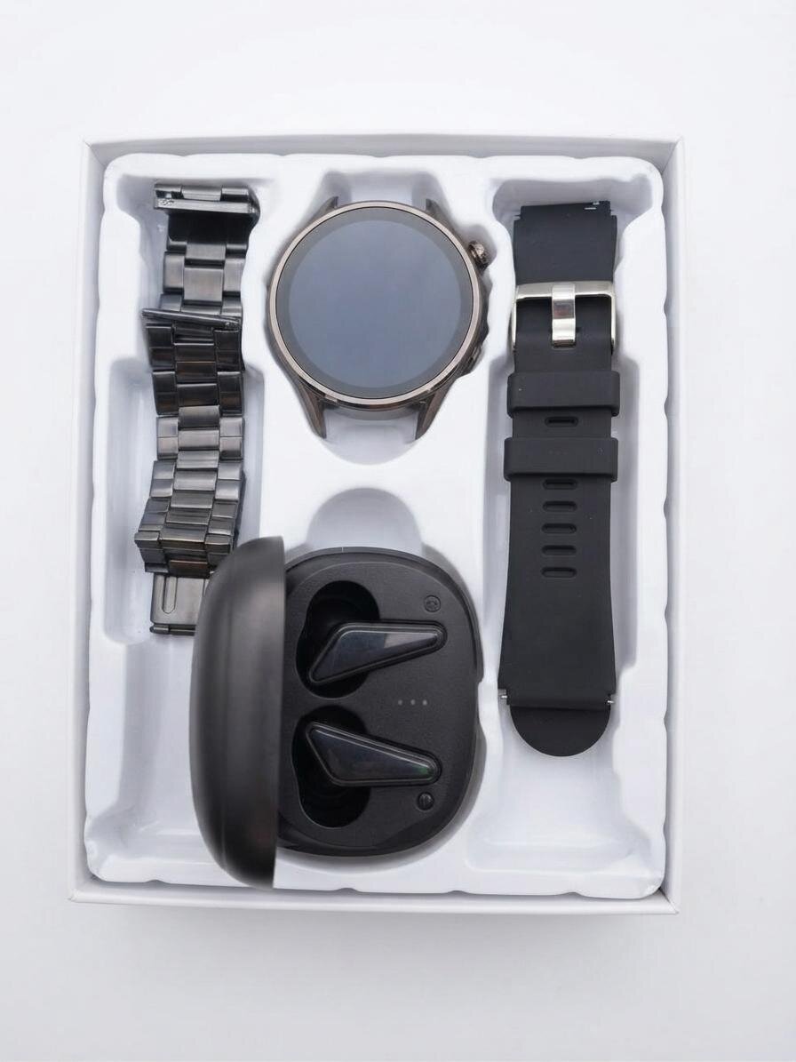 D33 Smartwatch & Wireless Earbuds Combo Set (5 Pro)